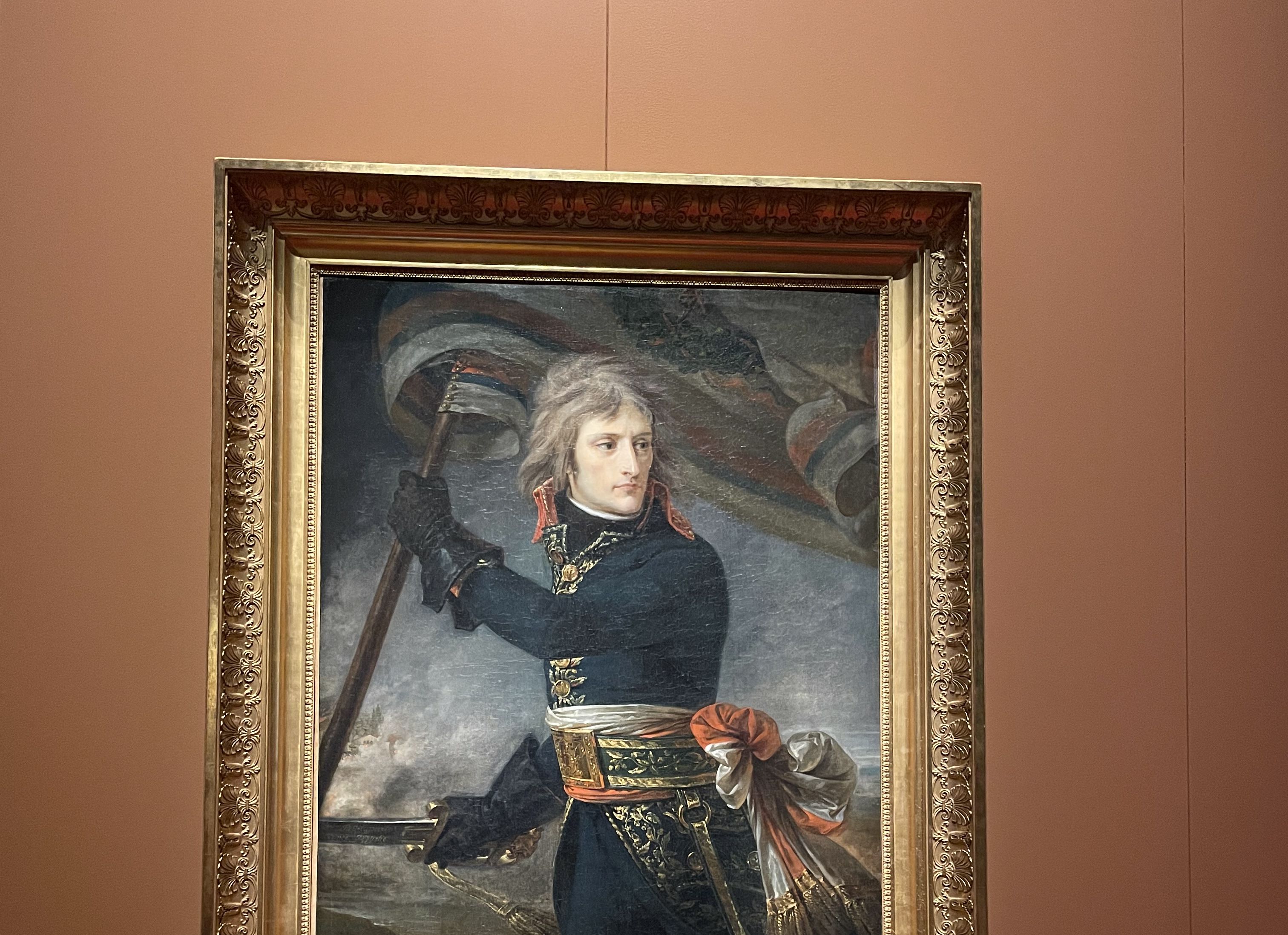Baron Gros, Bonaparte au pont d'Arcole, huile sur toile