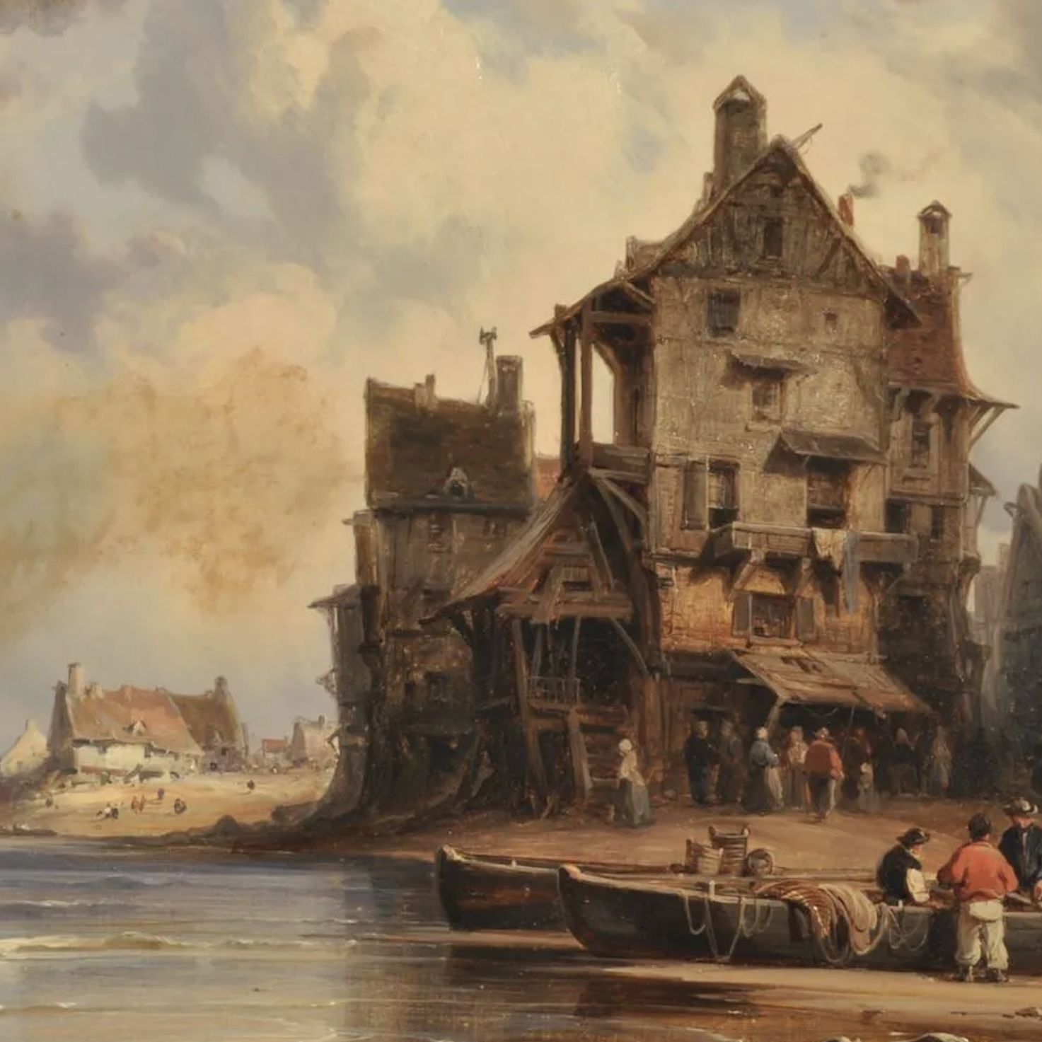 Charles Kuwasseg, huile sur toile