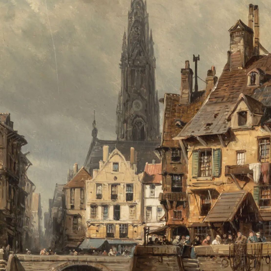 Charles Kussaweg, huile sur toile