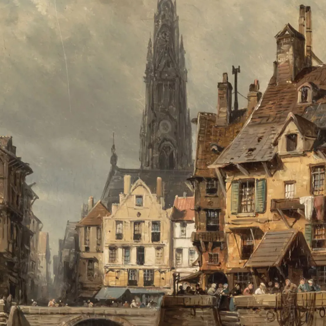 Charles Kussaweg, huile sur toile