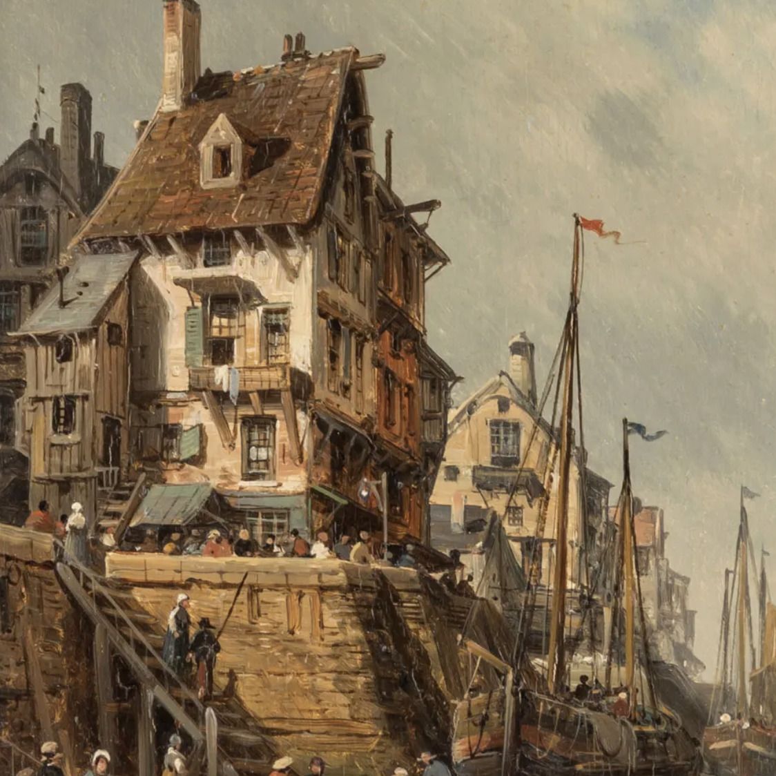 Charles Kussaweg, huile sur toile