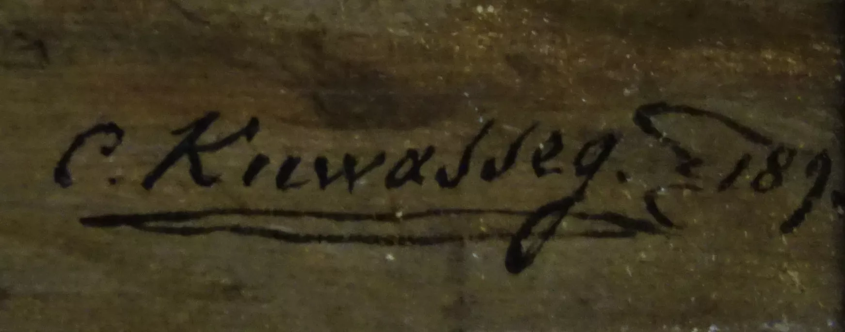 Signature de Charles Kussaweg