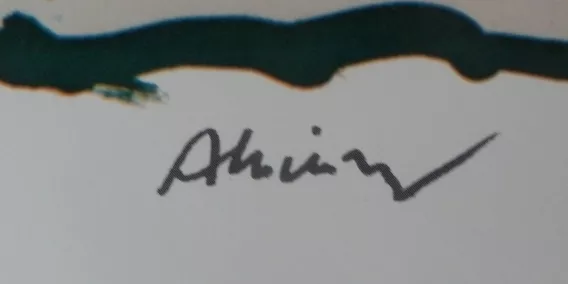 Signature de Pierre Alechinsky