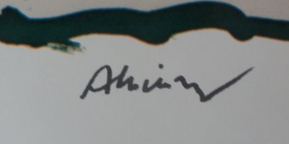 Signature de Pierre Alechinsky