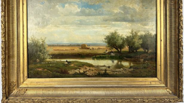 Antonin Fanart, huile sur toile