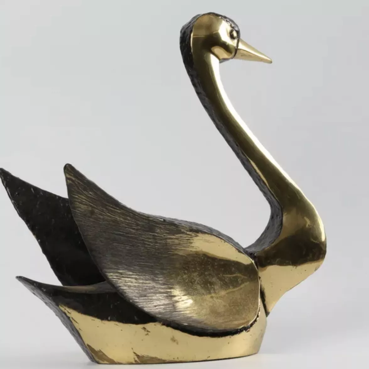 Jacques Duval Brasseur, sculpture en bronze dor&eacute;