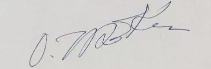 Signature de Zadkine