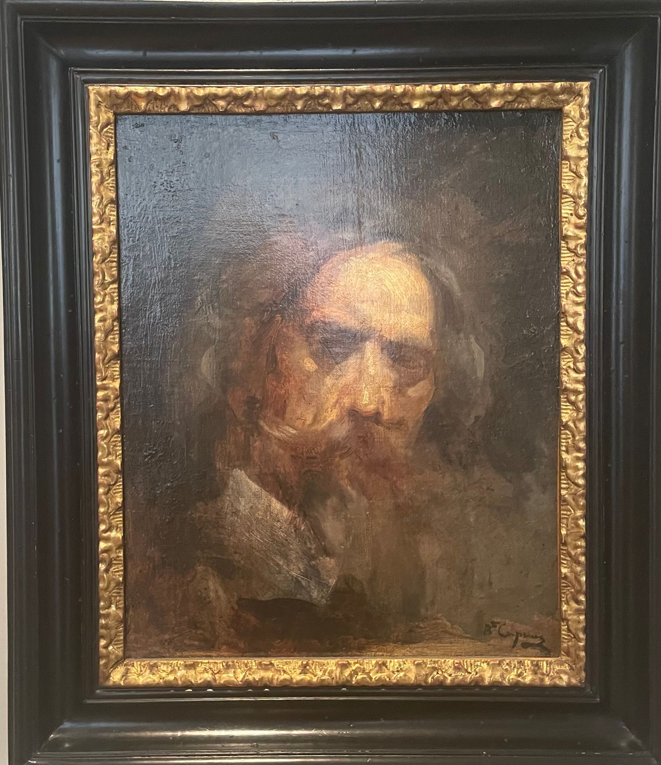 Carpeaux, huile sur toile