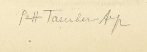 Signature de Sophie Taeuber Arp