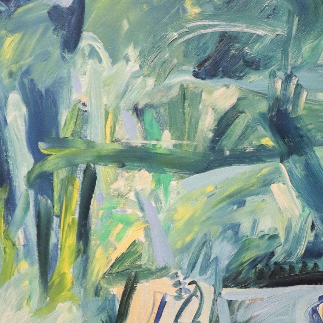 Louis Cane, huile sur toile