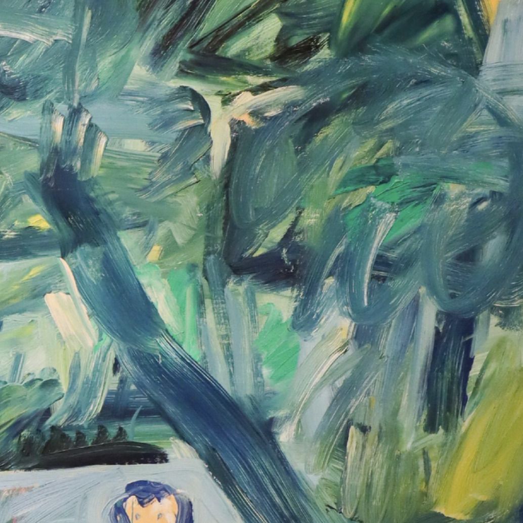 Louis Cane, huile sur toile