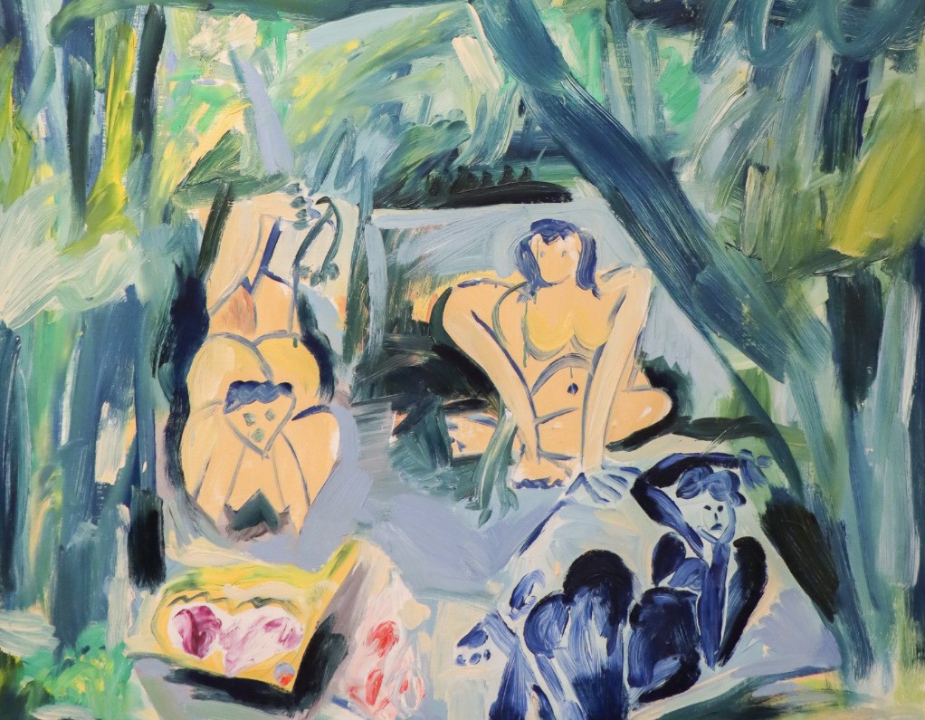 Louis Cane, huile sur toile