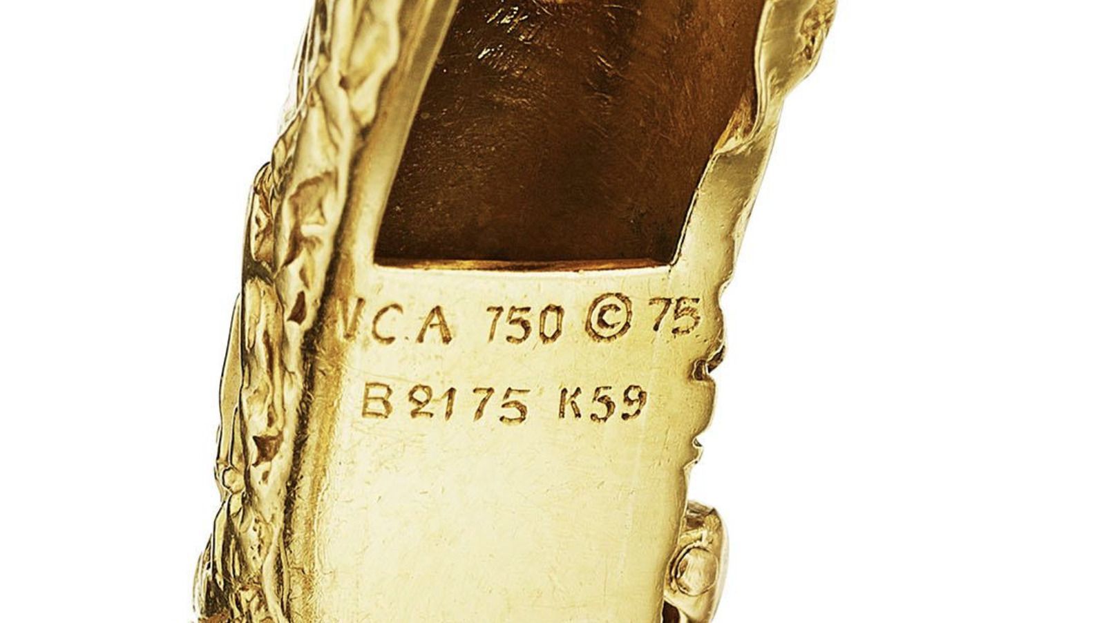 Signature et poin&ccedil;on de Van Cleef & Arpels