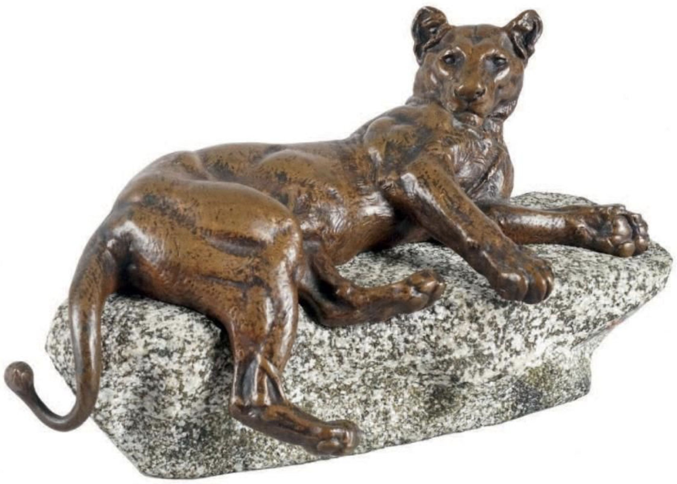 Charles Valton, bronze représentant un tigre