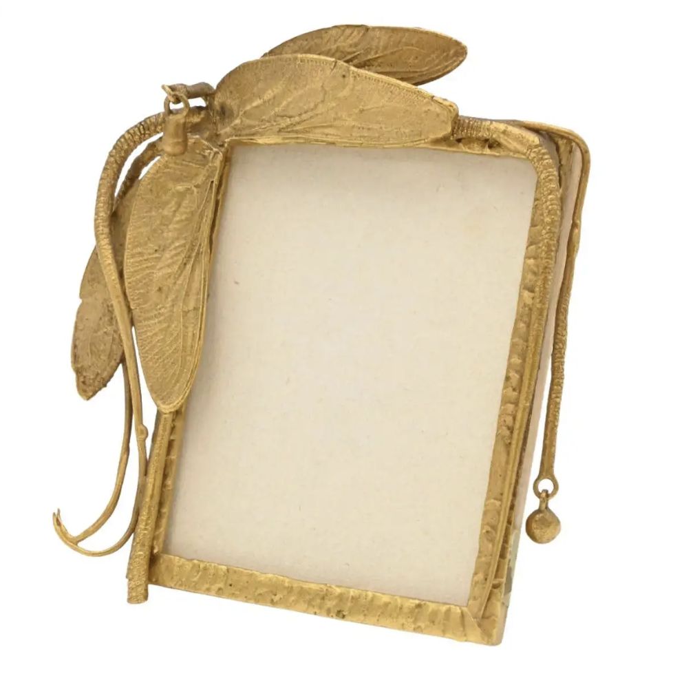 Claude Lalanne, cadre en bronze doré