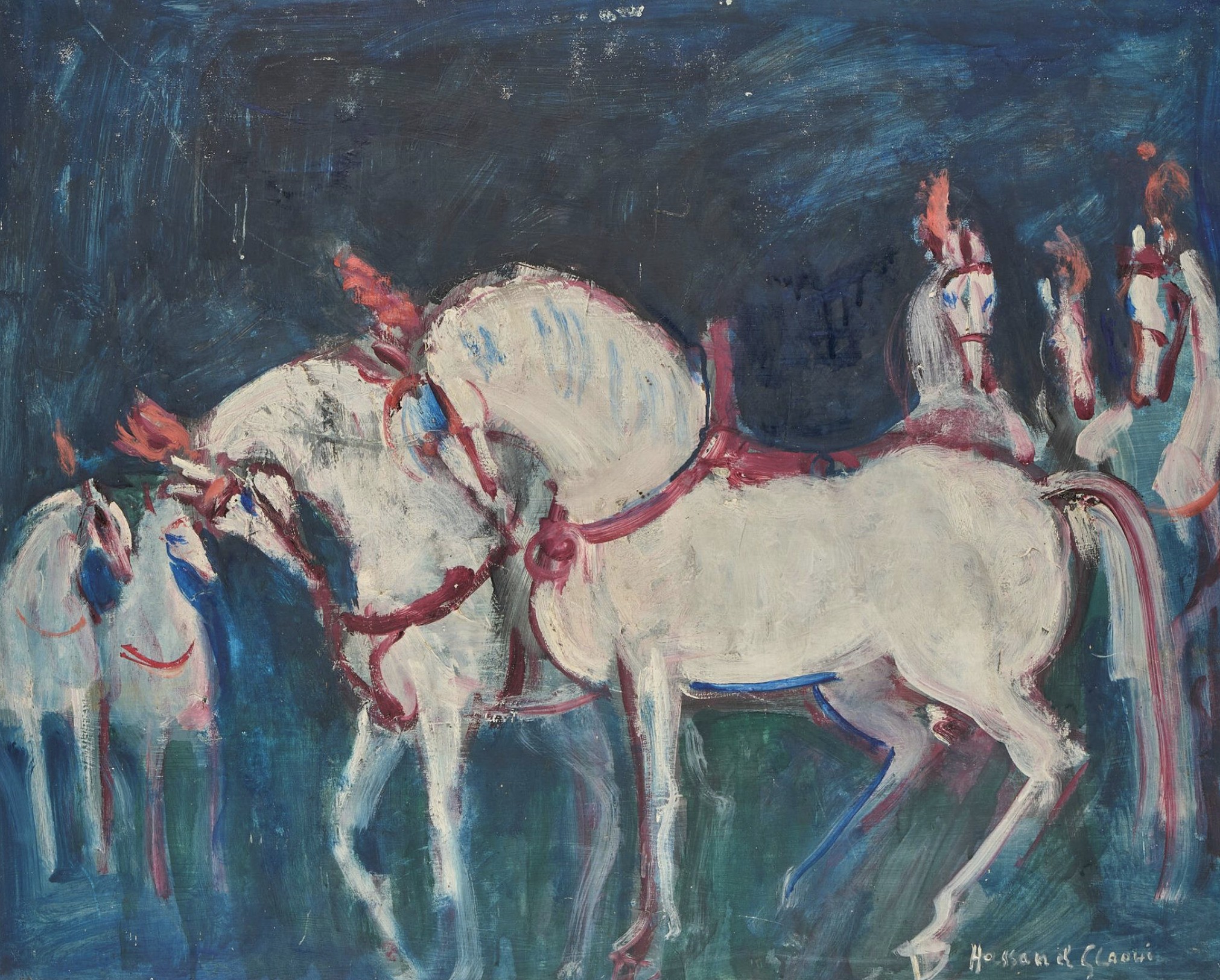 Cote et valeur des tableaux, dessins, peintures de Hassan El Glaoui