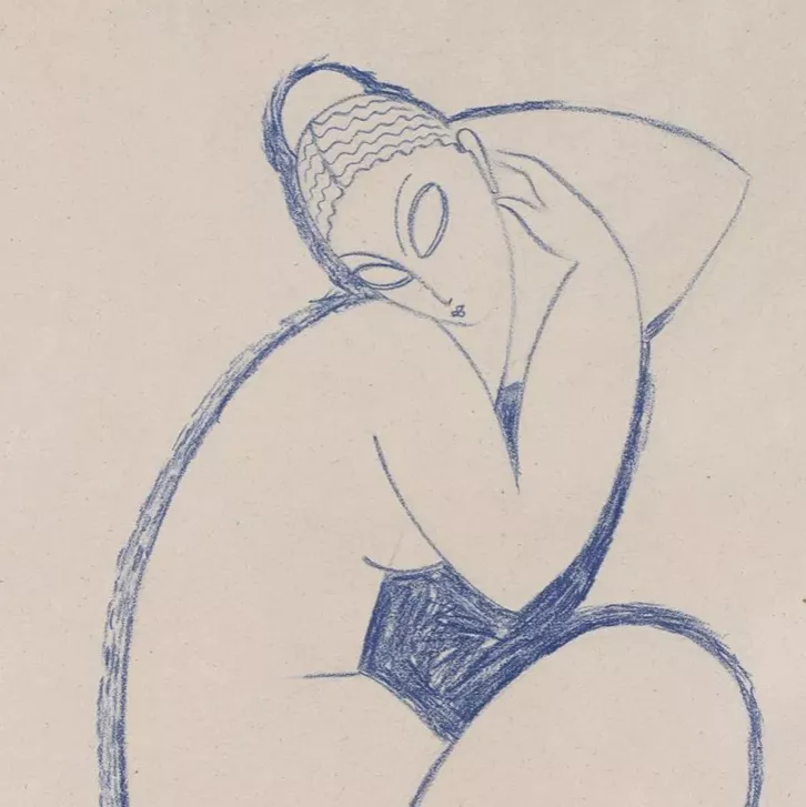 Modigliani, dessin