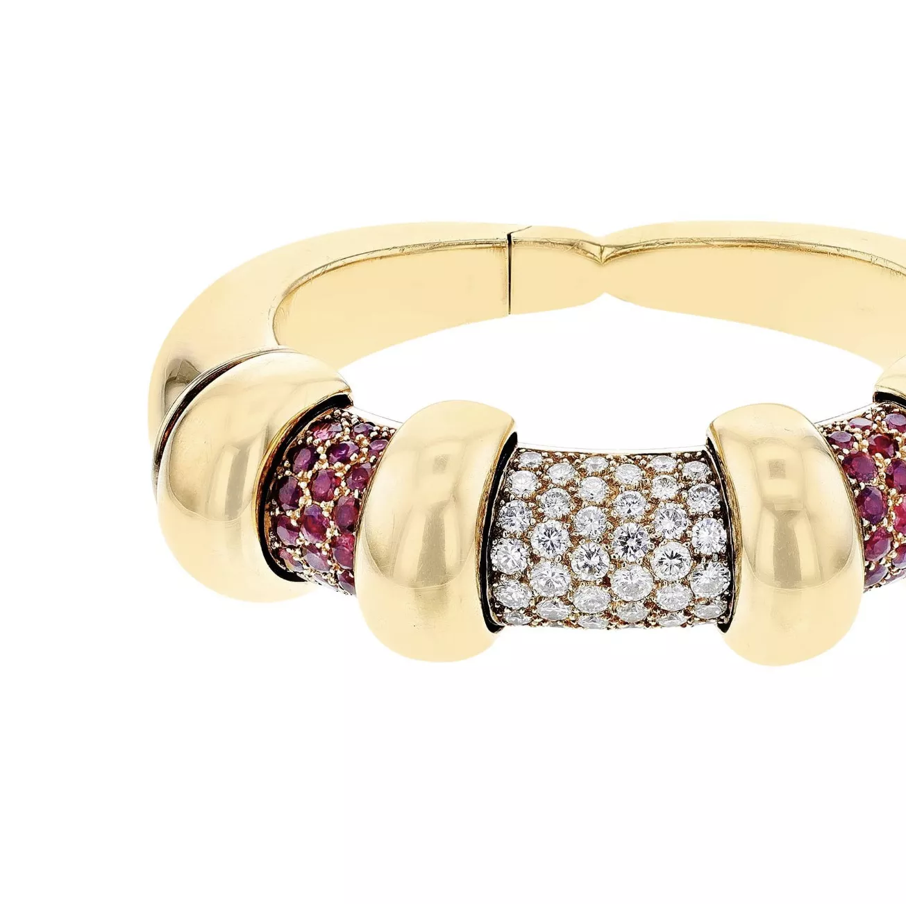 René Boivin, bracelet en or et pierres pr&eacute;cieuses
