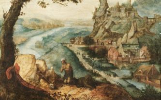 Lucas Gassel, huile sur toile