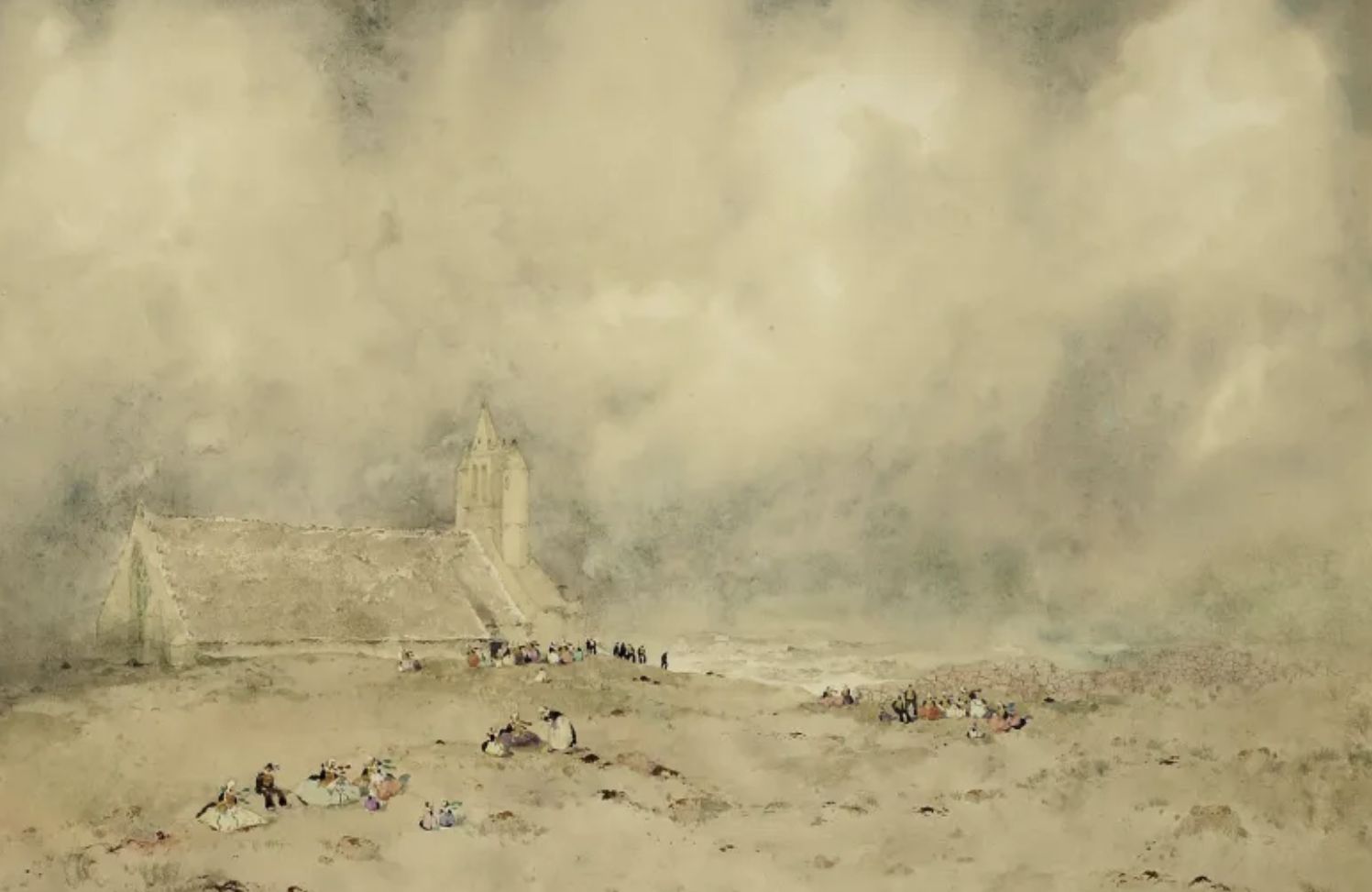 Ernest Pierre Guérin, huile sur toile