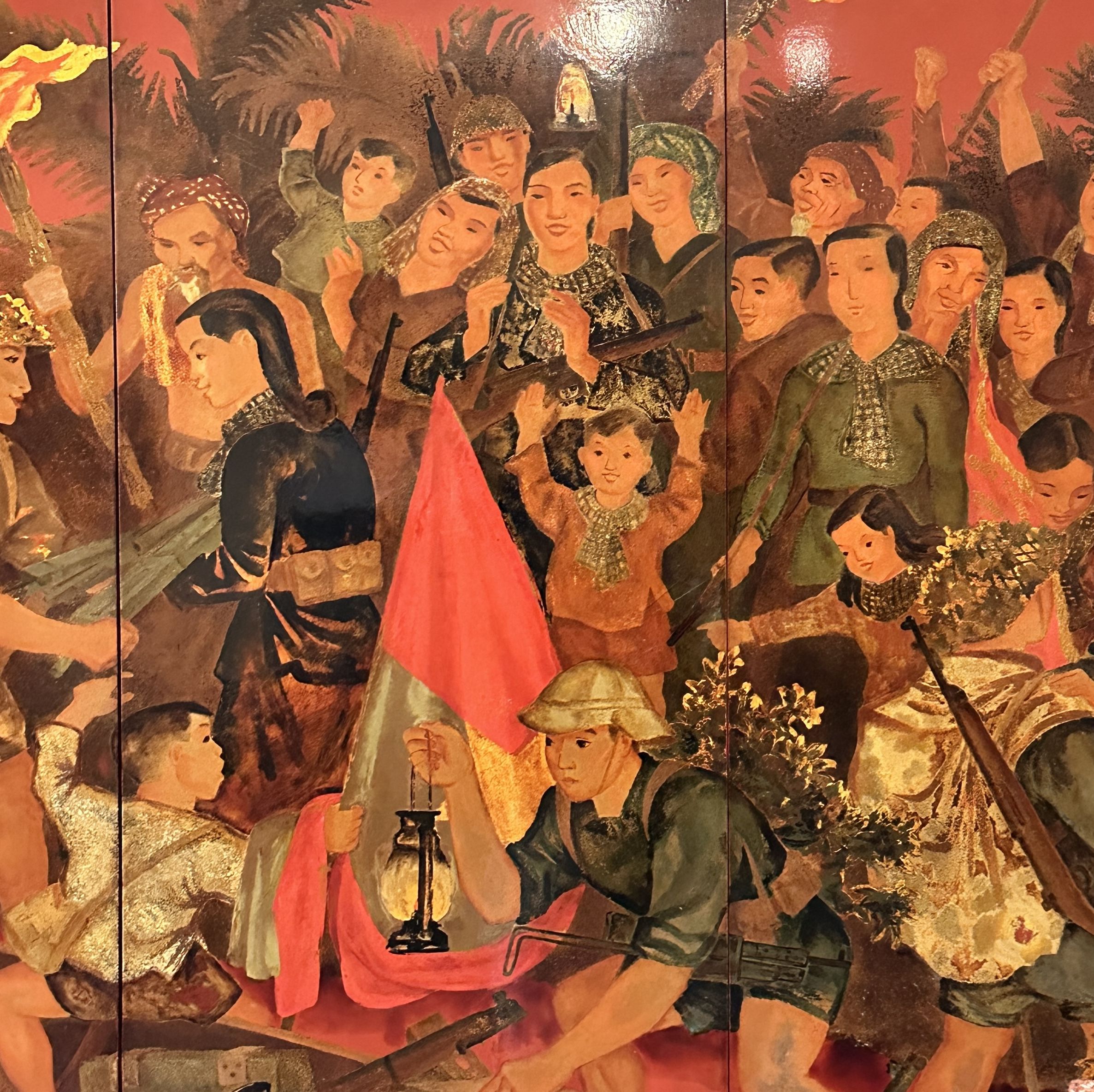 Hoang Tich Chu, laque sur panneau