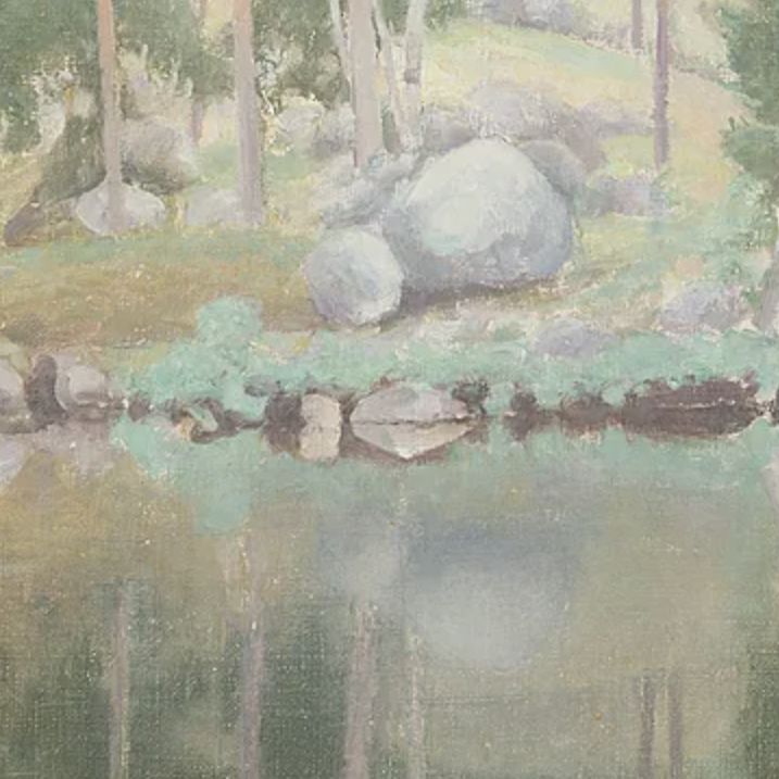 Pekka Halonen, huile sur toile