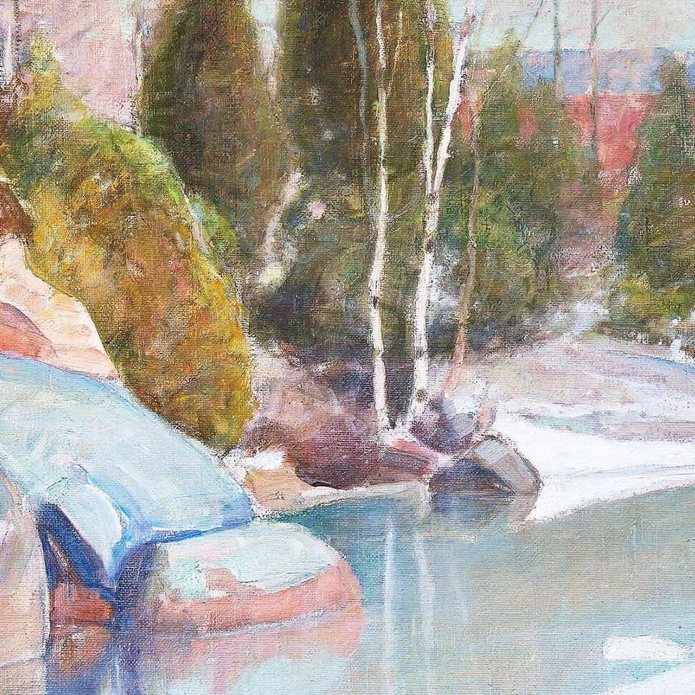 Pekka Halonen, huile sur toile