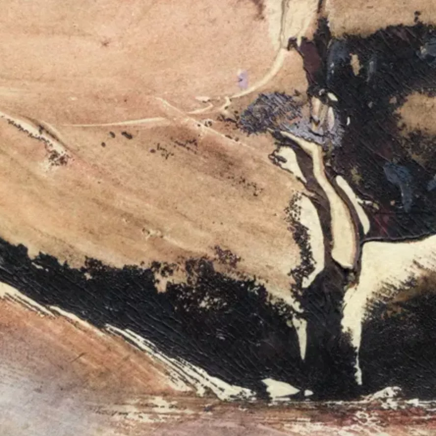 Roger Edgar Gillet, huile sur toile