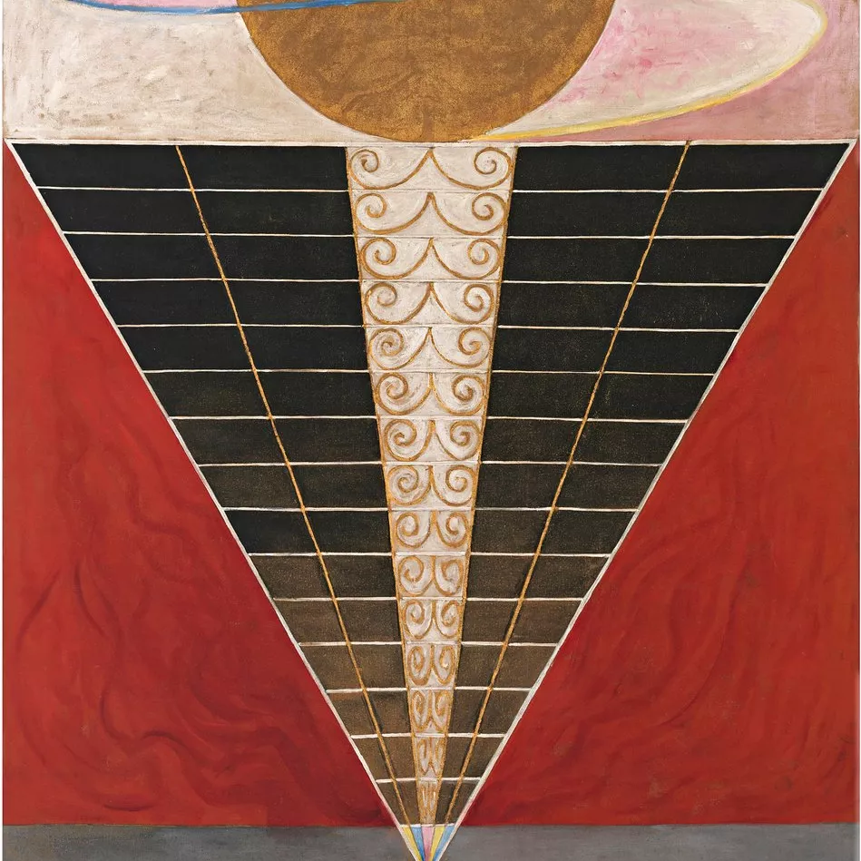 Hilma af Klint, huile sur toile