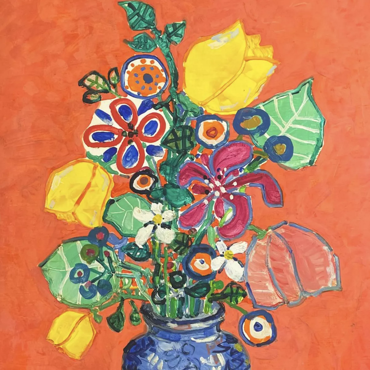 Paul A&iuml;zpiri, huile sur toile