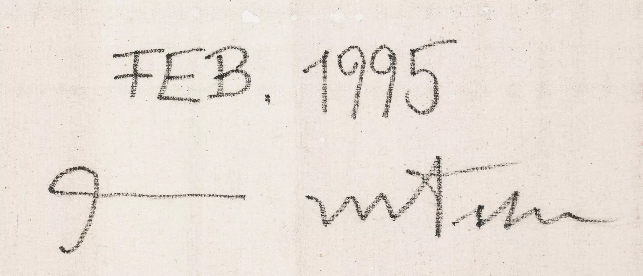 Signature de Hermann Nitsch