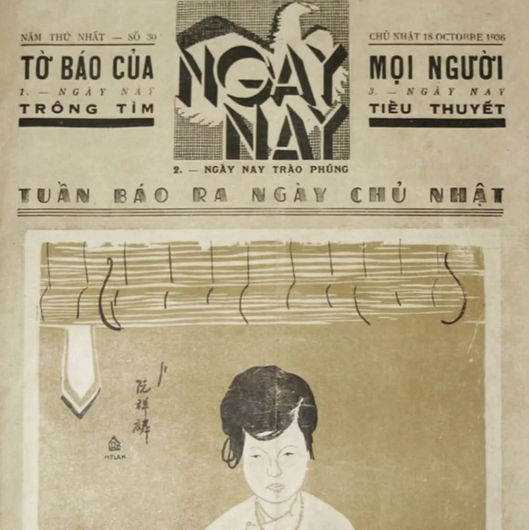 Nguyen Thoung Lan, gravure d'apr&egrave;s l'oeuvre originale