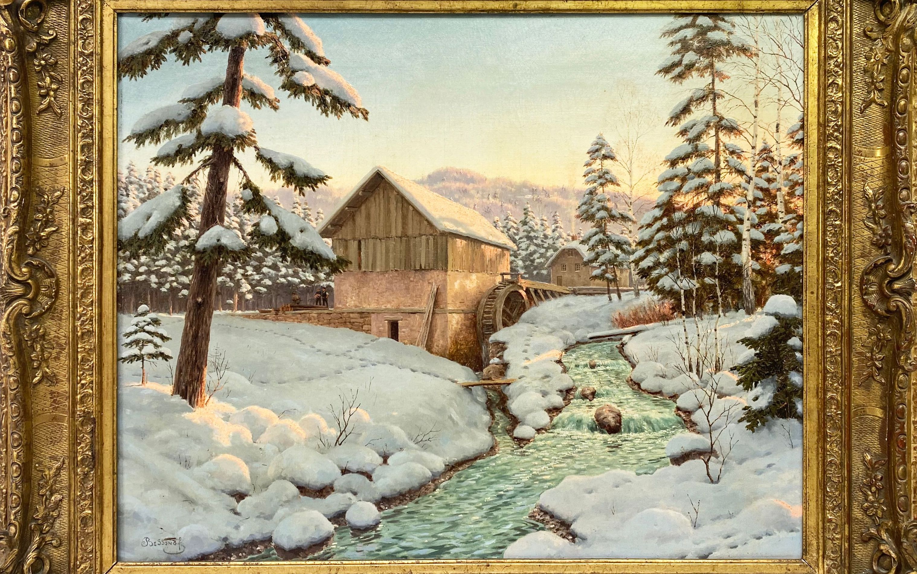Bessonov, huile sur toile