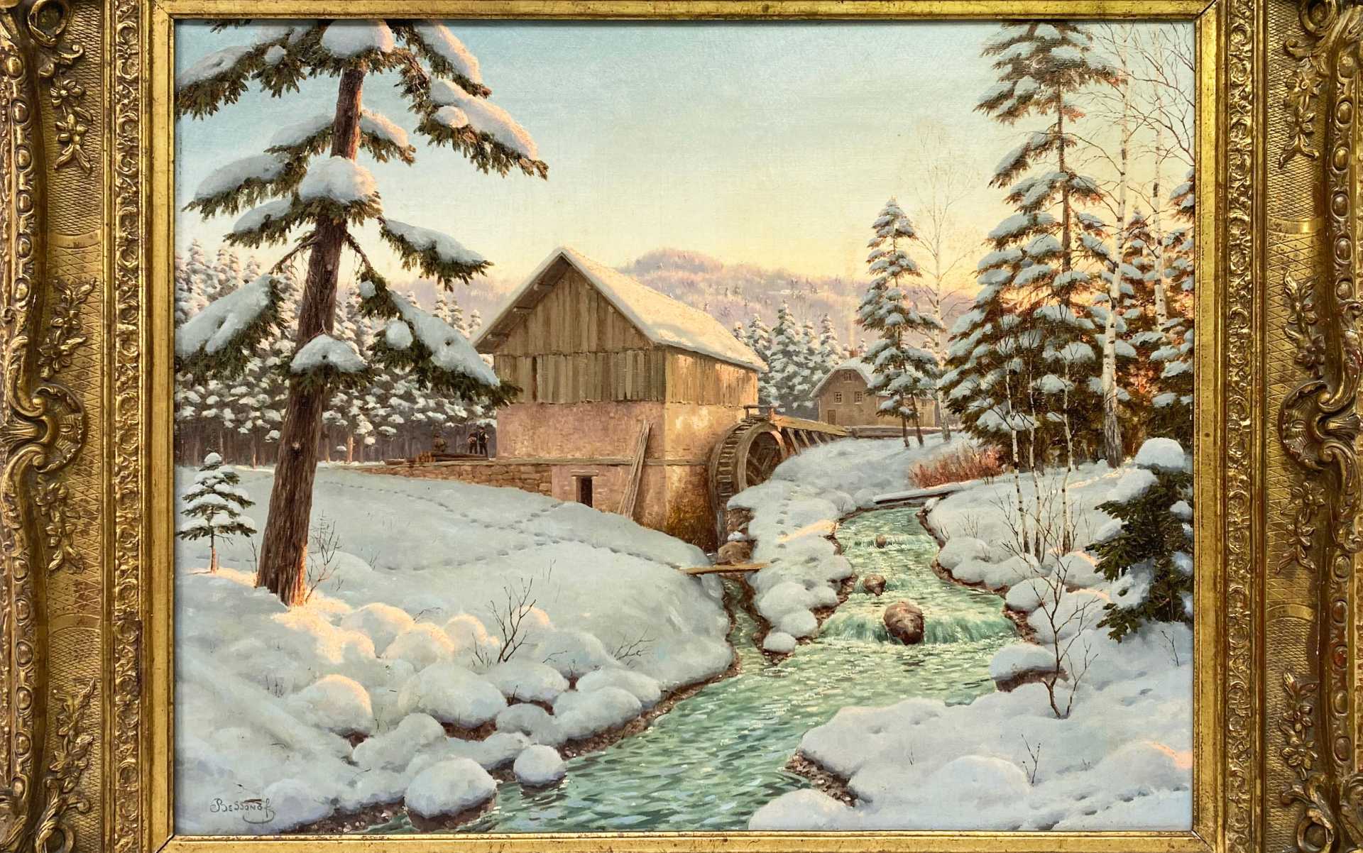 Bessonov, huile sur toile