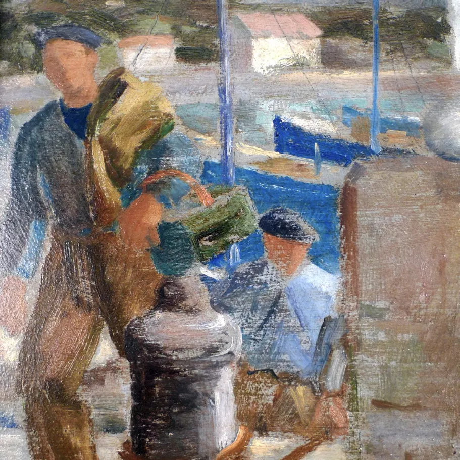 Ramiro Arrue, huile sur toile