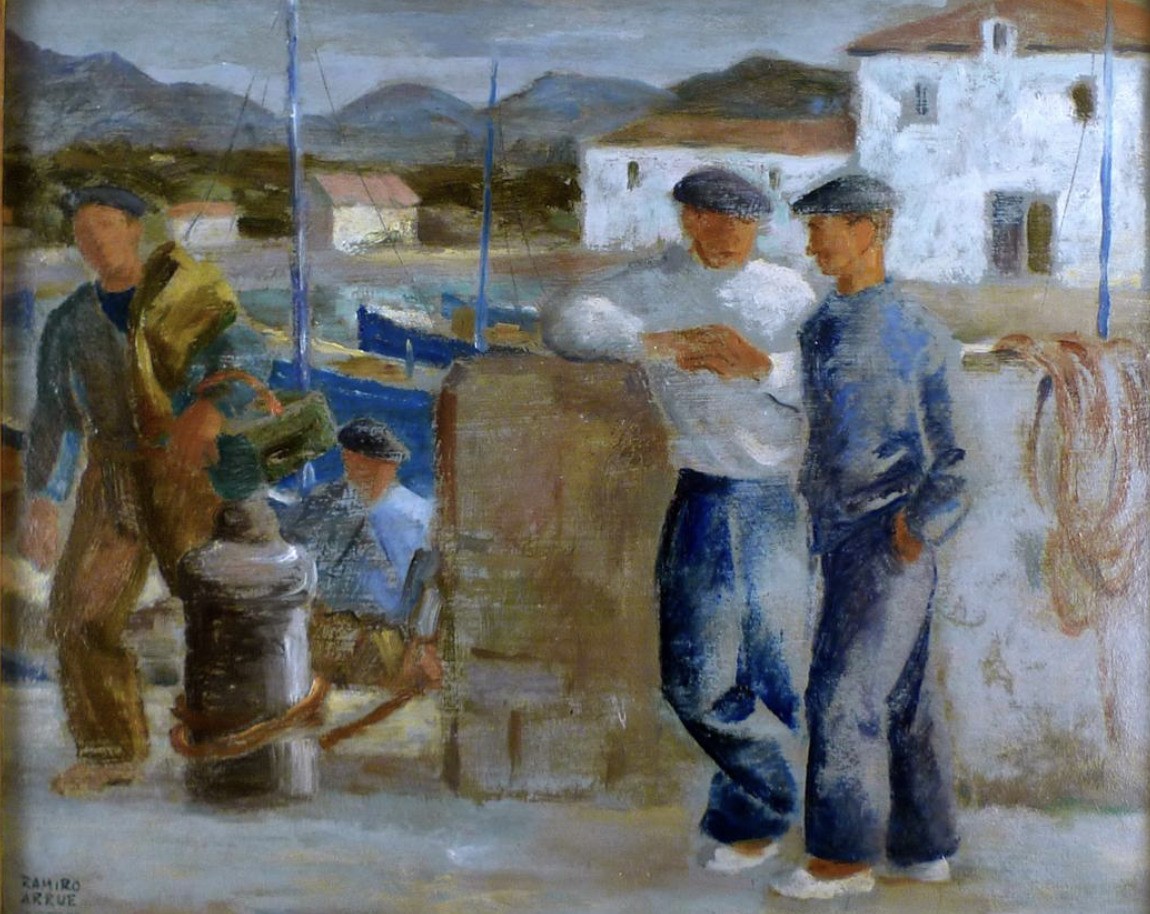 Ramirro Arrue, huile sur toile