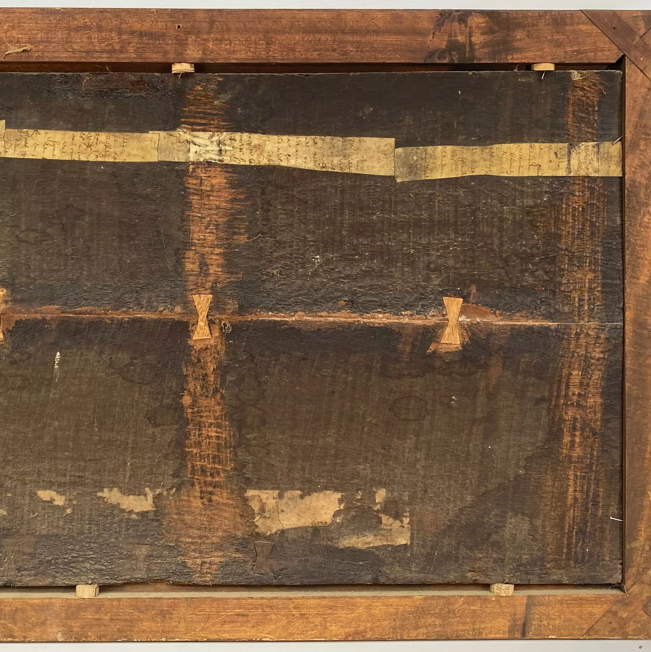 Arri&egrave;re d'un autre tableau d'une &eacute;cole n&eacute;erlandaise