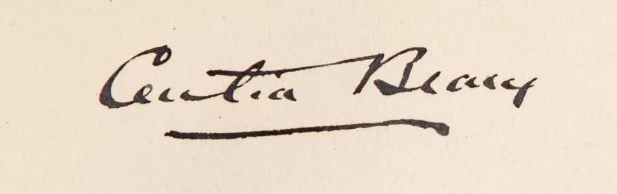 Signature de Cecilia Beaux