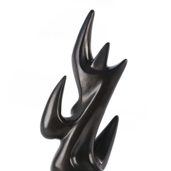 Georges JOUVE (1910-1964), sculpture de forme libre en céramique émaillée