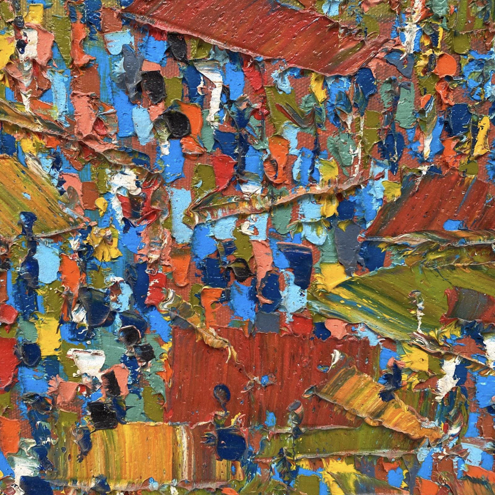 Glover, huile sur toile, détail