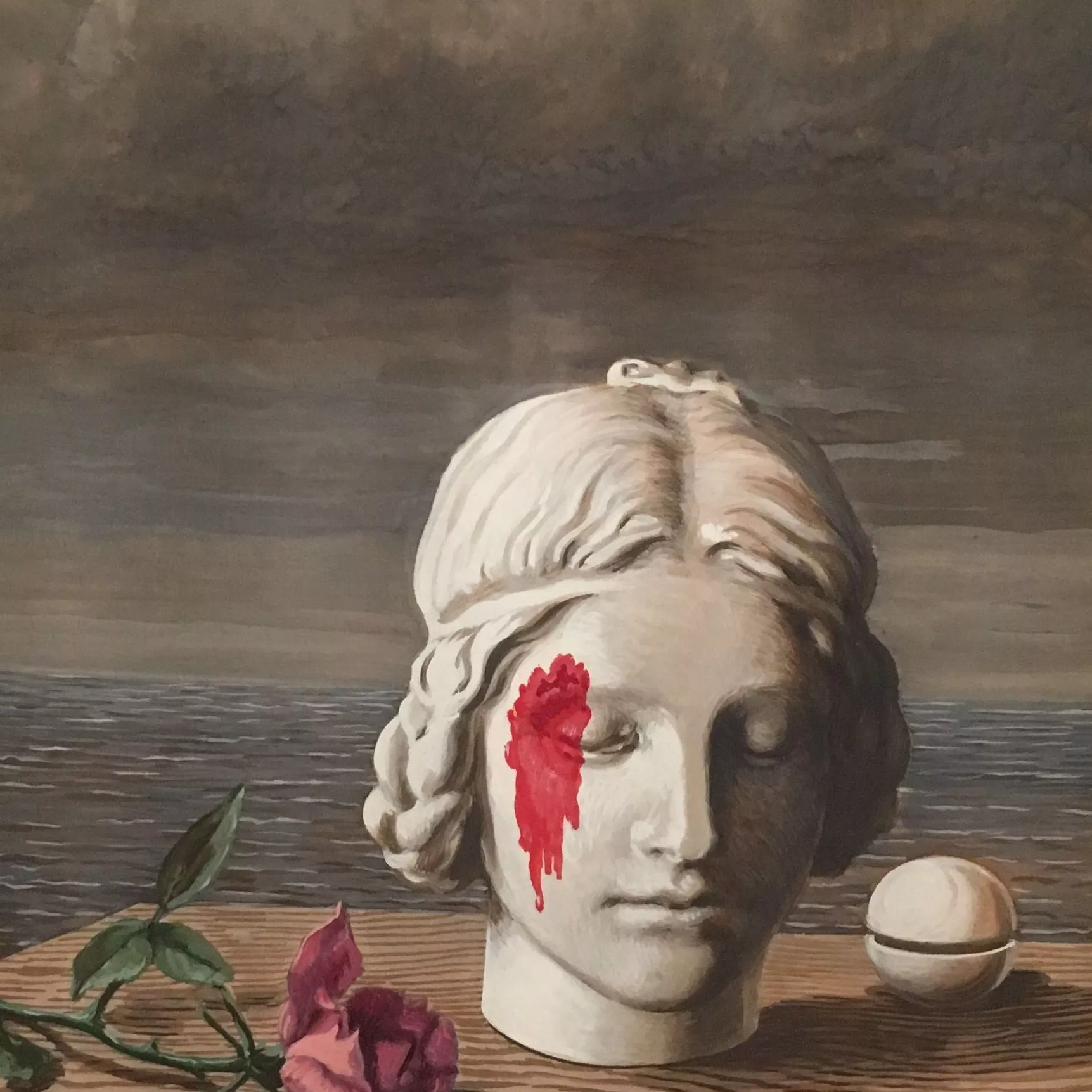 Magritte, La m&eacute;moire, huile sur toile