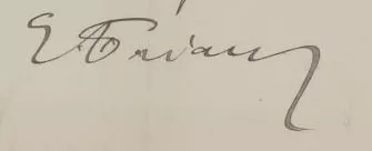 Signature d'Emile Friant