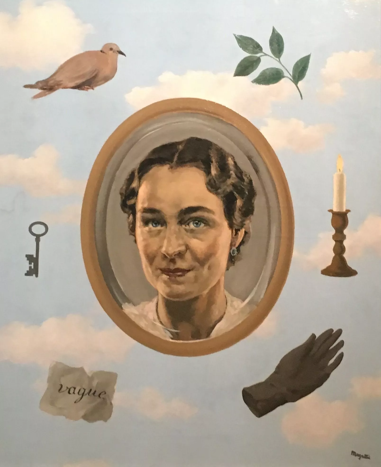 Georgette Magritte, huile sur toile
