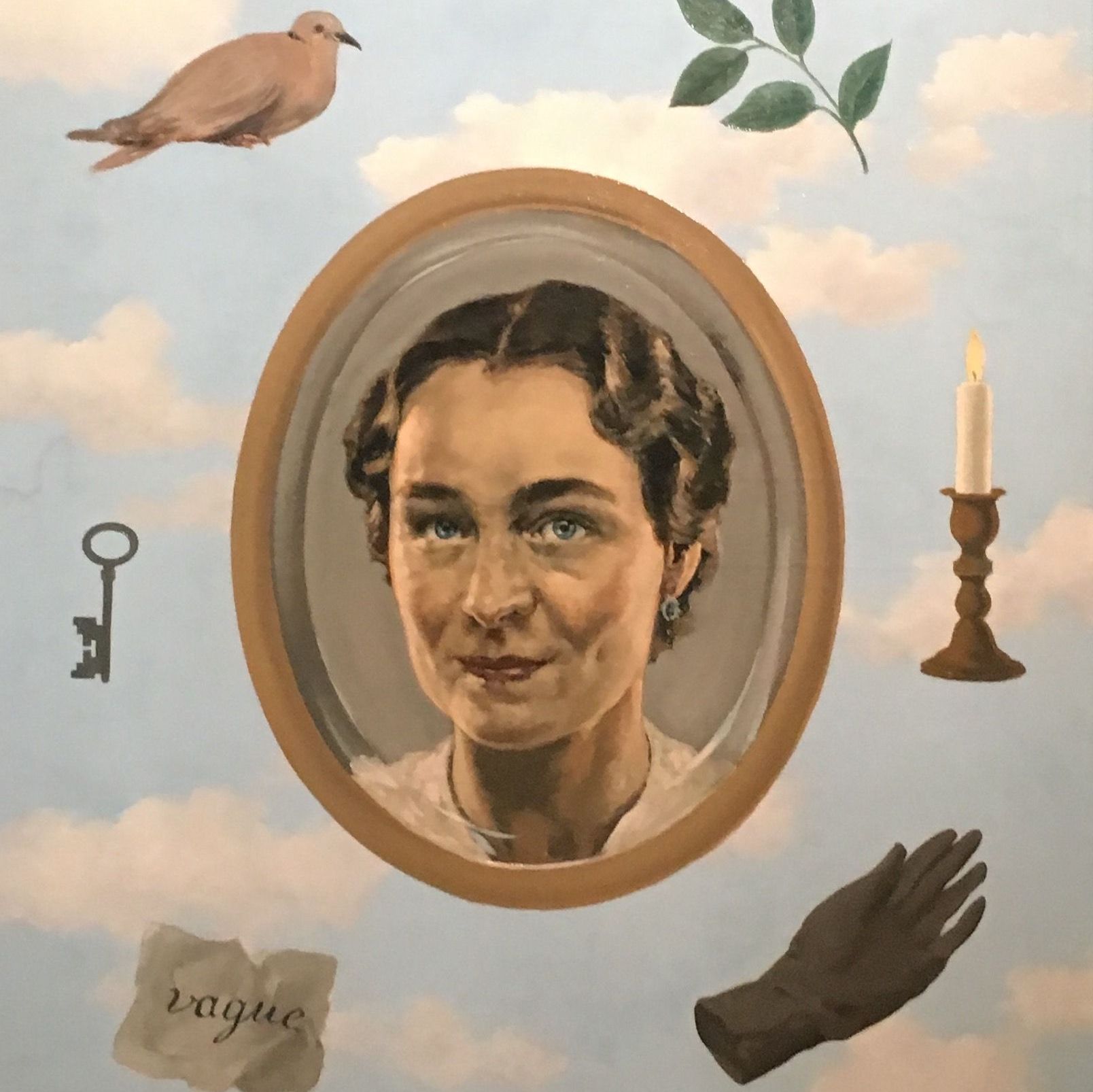 Georgette Magritte, huile sur toile