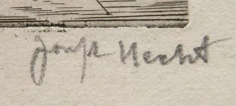 Signature de Joseph Hecht