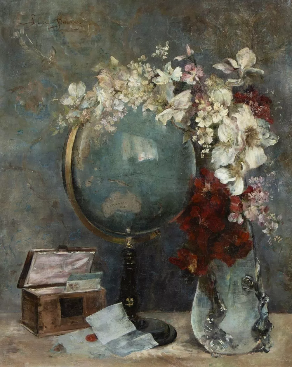 Louise Desbordes Jonas, huile sur toile