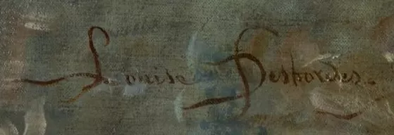 Signature de Louise Desbordes Jonas