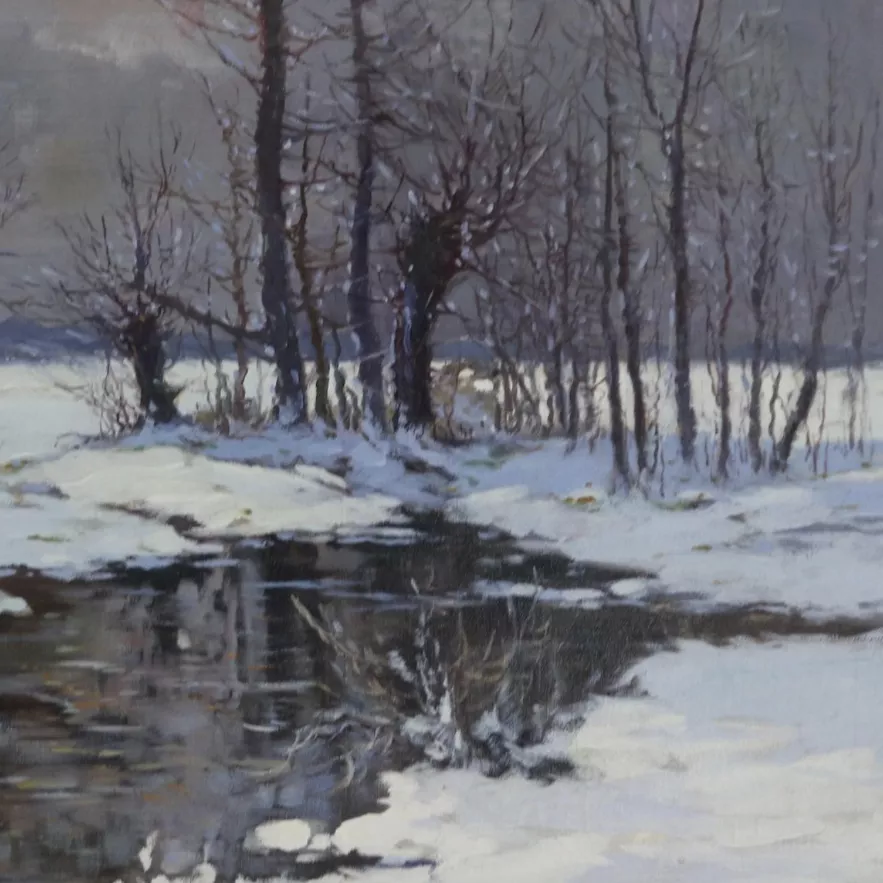 Consatantin Westchiloff, huile sur toile
