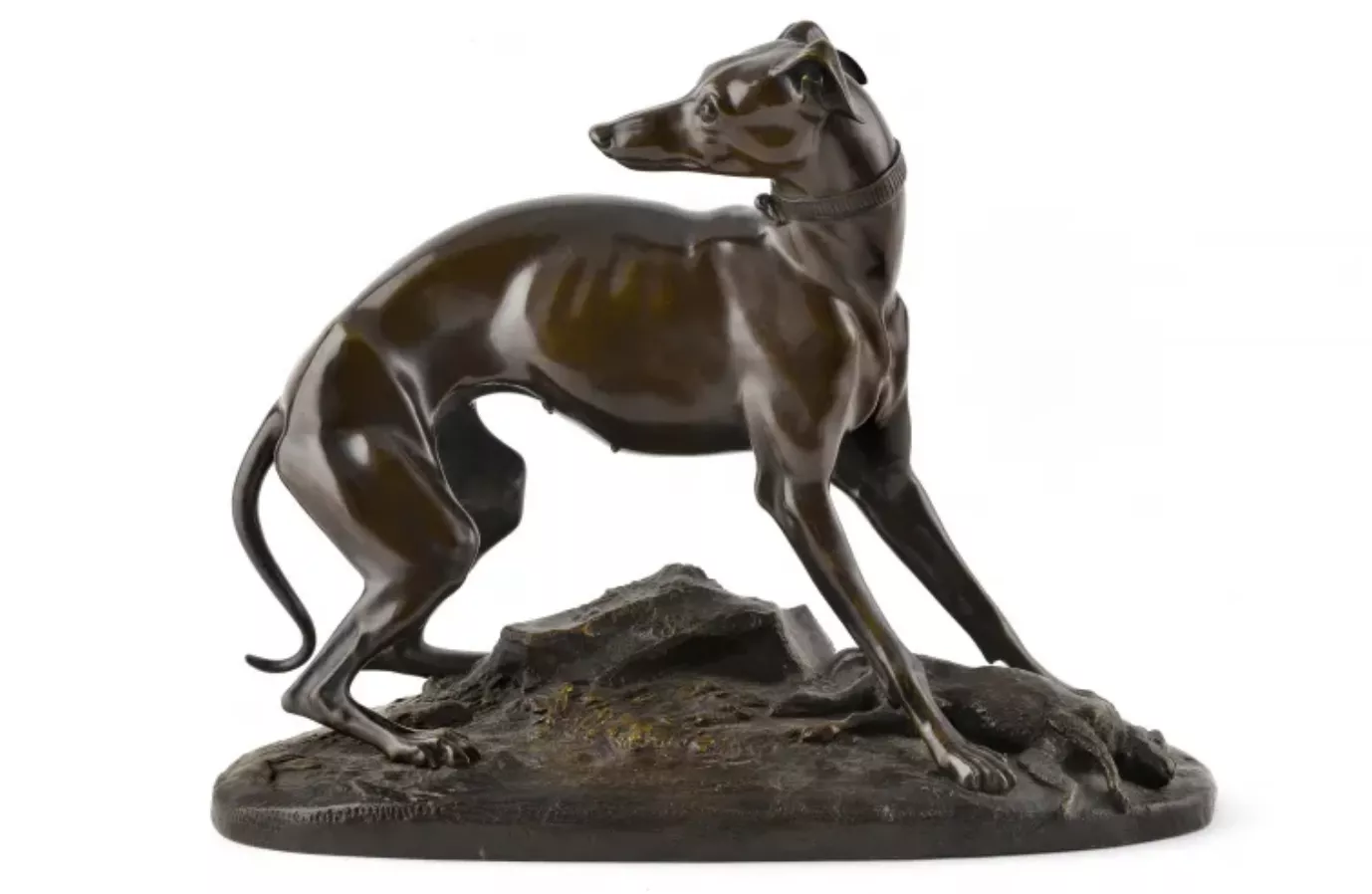 Th&eacute;odore Gechter, &eacute;preuve en bronze &agrave; patine brune