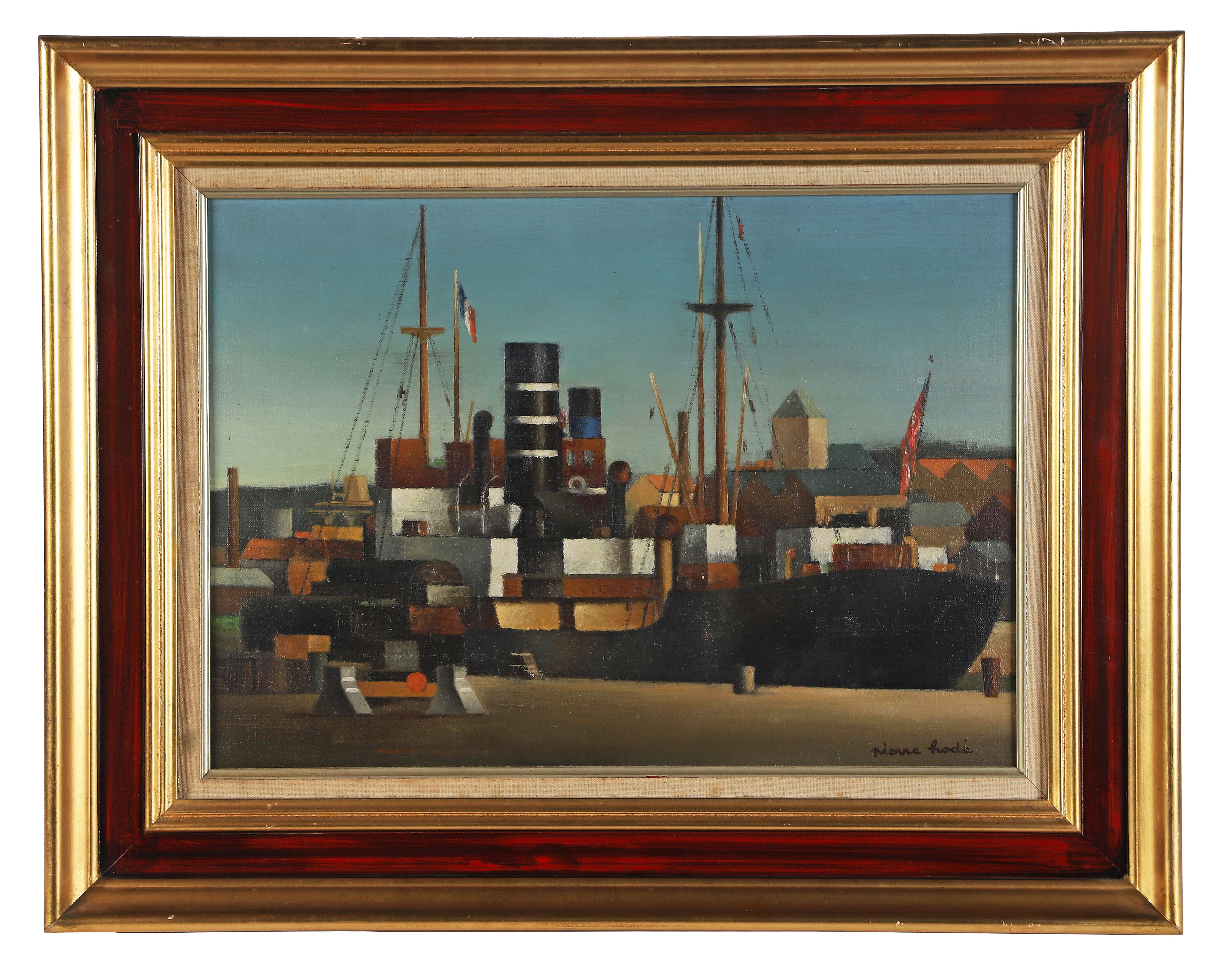 Pierre Hodé, huile sur toile